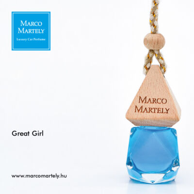 Marco Martely Great Girl Autóillatosító parfüm, illat nőknek (inspired by CH Good Girl)